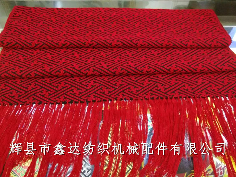 小型织布机织锦成品